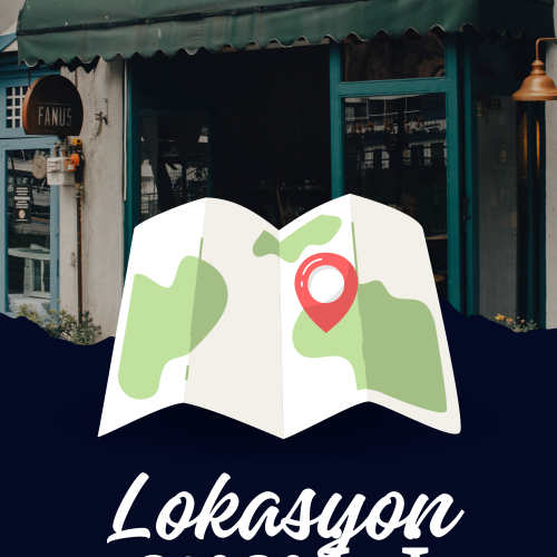 Dark Green Minimalist Store Location Address Instagram Story